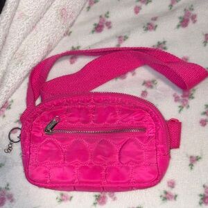 Wild fable Crossbody Stylish Pink Quilted Women's Bag